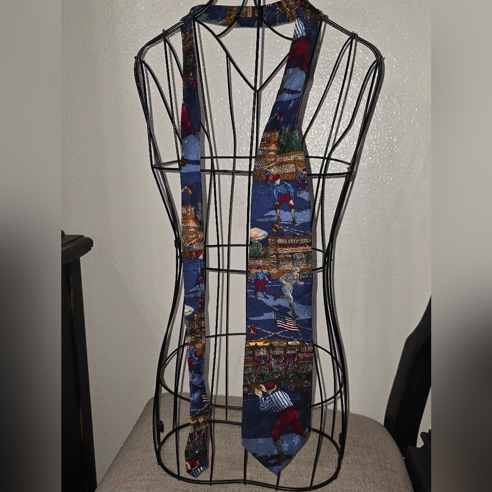 WINDSOR Americana Series Baseball Tie You're Out!